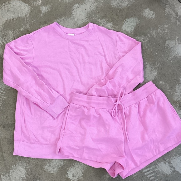 stars above Other - Stars Above Light Pink Kids Pajama Set